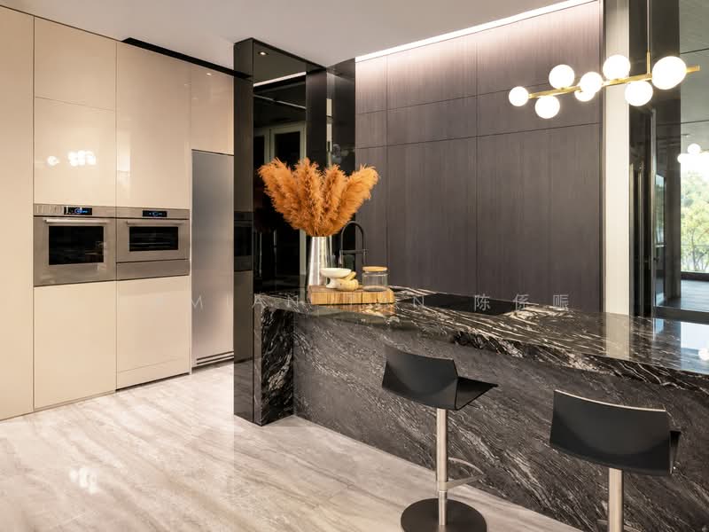⭐️MODERN 2.5-STY W/ BASEMENT WELL-KEPT SEMI-D @ HILLCREST PARK⭐️WITHIN 1 KM OF RGPS⭐️NEAR TKK MRT⭐️, Greenmead Avenue Hillcrest Watten Estate Greenwood Greendale Greenpark Shelford Park Vale Linden Pandan Naga Sari Vanda Namly Duchess Princess Of Wales King's Queen's Duke's Coronation University Kheam Hock Unggas Seni Bahasa Tudor Tempua Sejarah Fir, 5 Bedrooms, 5,200 sqft, Semi-Detached House For Sale, by Damian Tan 陈係赈, 500202722 - Kitchen - PropertyGuru.com.sg