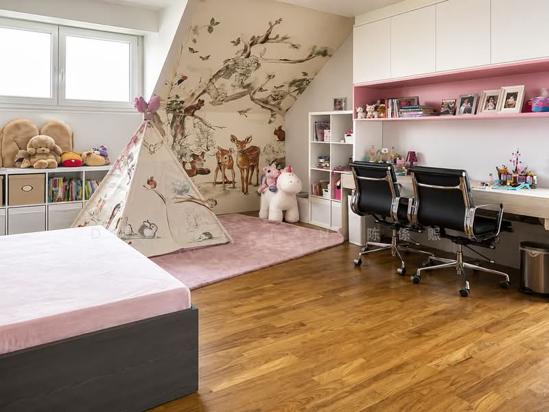 ⭐️MODERN 2.5-STY W/ BASEMENT WELL-KEPT SEMI-D @ HILLCREST PARK⭐️WITHIN 1 KM OF RGPS⭐️NEAR TKK MRT⭐️, Greenmead Avenue Hillcrest Watten Estate Greenwood Greendale Greenpark Shelford Park Vale Linden Pandan Naga Sari Vanda Namly Duchess Princess Of Wales King's Queen's Duke's Coronation University Kheam Hock Unggas Seni Bahasa Tudor Tempua Sejarah Fir, 5 Bedrooms, 5,200 sqft, Semi-Detached House For Sale, by Damian Tan 陈係赈, 500202722 - Bedroom - PropertyGuru.com.sg