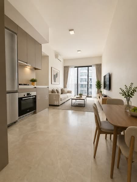 Highline Residences, 9 Kim Tian Road, 2 Bedrooms, 670 sqft, Condominium For Rent, by Jeslyn Lim 林瑞香, 500202783 - Living Room - PropertyGuru.com.sg