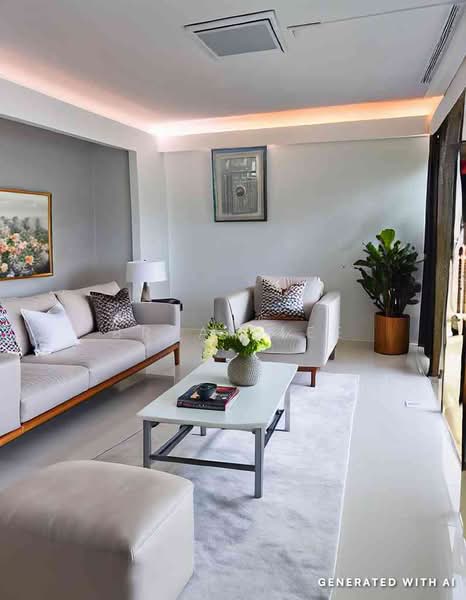 704 West Coast Road, 704 West Coast Road, 2 Bedrooms, 721 sqft, HDB Flat For Sale, by Bryan Lee, 500202793 - Living Room Artist Impression - PropertyGuru.com.sg