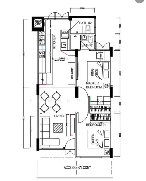 110 Bishan Street 12, 110 Bishan Street 12, 2 Bedrooms, 689 sqft, HDB Flat For Rent, by Edmund Lee, 500202819 - PropertyGuru.com.sg