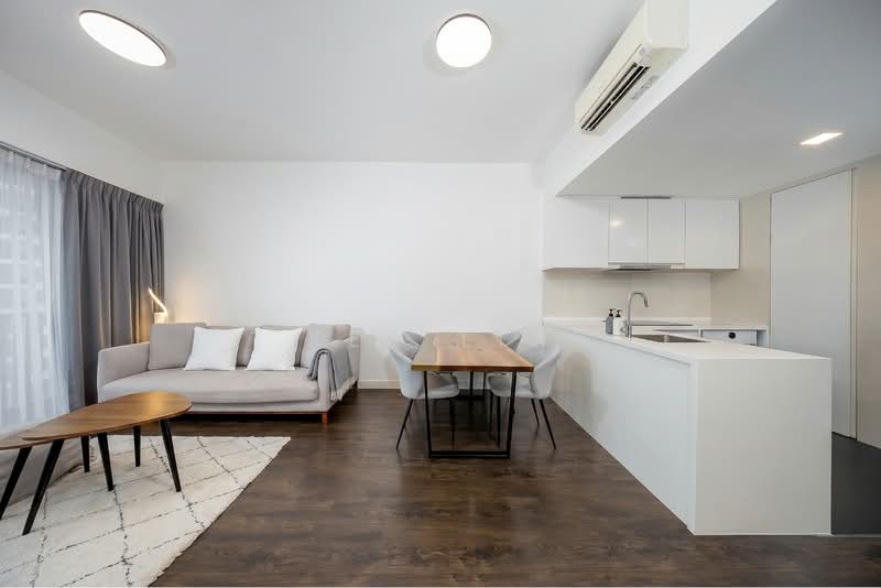 d'Leedon (Former Farrer Court), 11 Leedon Heights, 1 Bedroom, 689 sqft, Condominium For Sale, by Ken Lin, 500202854 - Living Room - PropertyGuru.com.sg