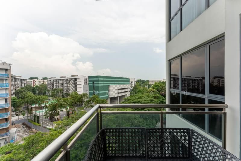 Parc Olympia, 60 Flora Drive, 1 Bedroom, 495 sqft, Condominium For Sale, by Muhammed Ayub, 500202858 - Balcony - PropertyGuru.com.sg