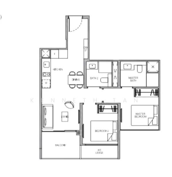 Park Colonial, 10 Woodleigh Lane, Macpherson / Potong Pasir, 2 Bedrooms, 678 sqft, Condominium For Sale, by Kenneth Tan, 500202879 - PropertyGuru.com.sg