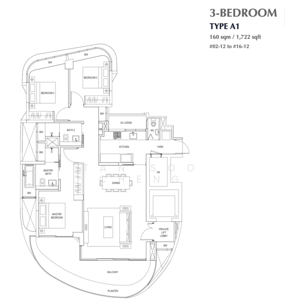 Cape Royale, 21 Cove Way, 3 Bedrooms, 1,722 sqft, Condominium For Sale, by Tan Soo Cheng, 500202904 - PropertyGuru.com.sg