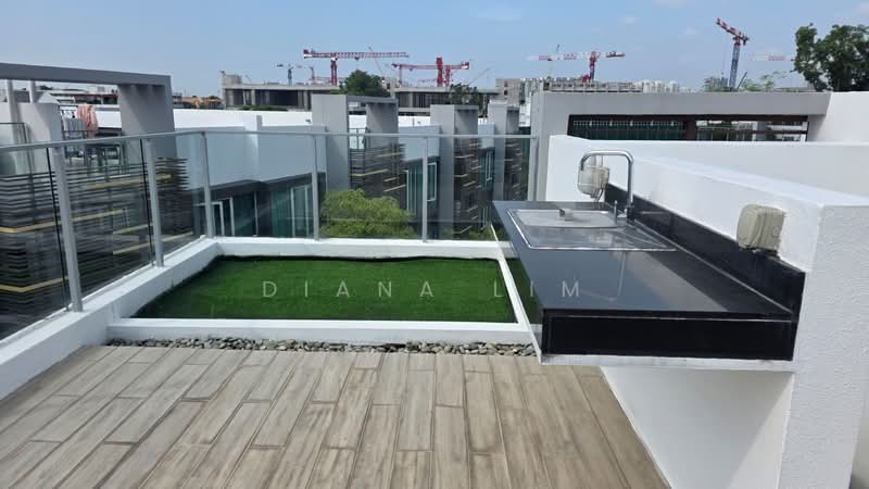 Cabana, 95 Sunrise Terrace, 5 Bedrooms, 3,165 sqft, Cluster House For Sale, by Diana Lim, 500202915 - Roof terrace - PropertyGuru.com.sg