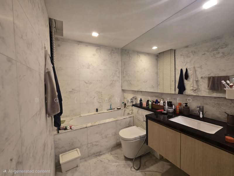 The Arte, 23 Jalan Raja Udang, 2 Bedrooms, 1,055 sqft, Condominium For Rent, by B.G.(Jeanne) Teo, 500202990 - Master bath - PropertyGuru.com.sg
