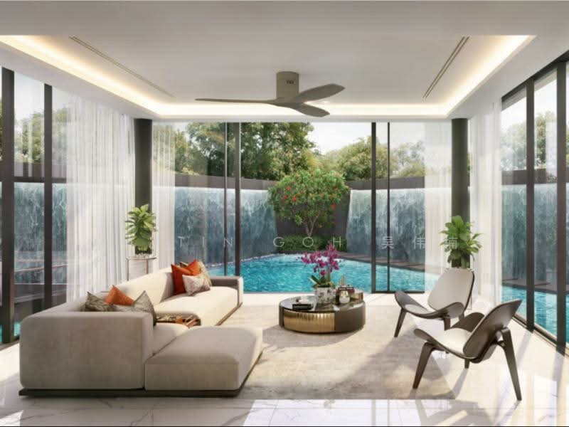🌟 Freehold Architectural Luxury 🔥 Swiss Club • Binjai Park 🌟, Swiss Club | Binjai Park | Jln Kampong Chantek | Greenbank, 7 Bedrooms, 8,342 sqft, Detached House For Sale, by Martin Goh 吴伟楠, 500203079 - Living Room - PropertyGuru.com.sg