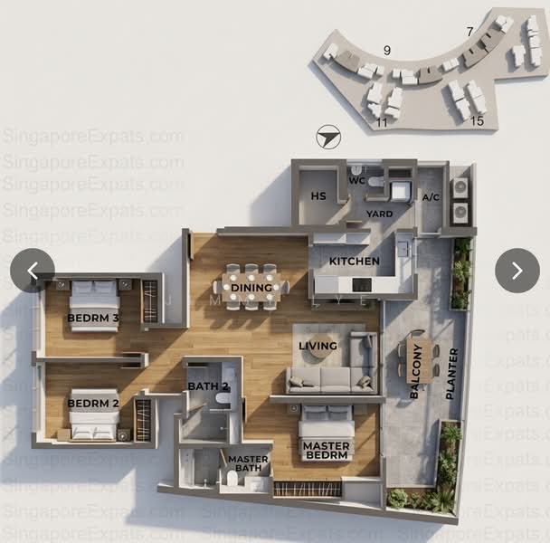 Sophia Residence, 5 Sophia Road, 3 Bedrooms, 1,432 sqft, Condominium For Rent, by Jimmy Lye, 500203083 - PropertyGuru.com.sg