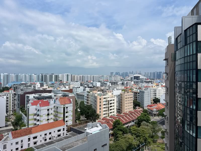 Simsville, 8 Geylang East Avenue 2, 3 Bedrooms, 1,238 sqft, Condominium For Sale, by Grace Cheong, 500203106 - Stunning City View from Master Bedroom - PropertyGuru.com.sg