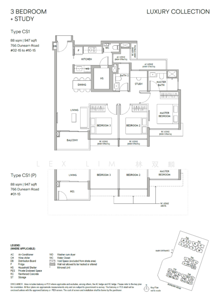 Dunearn House, 760 Dunearn Road, 3 Bedrooms, 872 sqft, Condominium For Sale, by Lex Lim 林双麟, 500203119 - PropertyGuru.com.sg