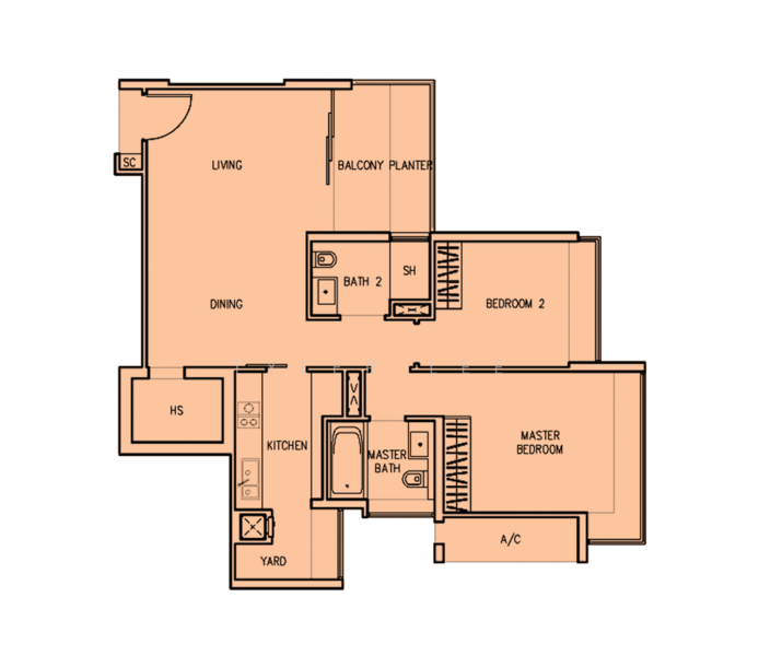 The Trizon, 8 Ridgewood Close, 2 Bedrooms, 1,012 sqft, Condominium For Sale, by Tyler Lee, 500203146 - PropertyGuru.com.sg