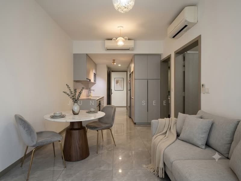 The Garden Residences, 1 Serangoon North View, 1 Bedroom, 452 sqft, Condominium For Sale, by Junese See, 500203298 - Living Room - PropertyGuru.com.sg