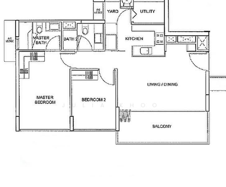 Watertown, 65 Punggol Central, 2 Bedrooms, 904 sqft, Condominium For Rent, by Julia Khoo, 500203307 - PropertyGuru.com.sg