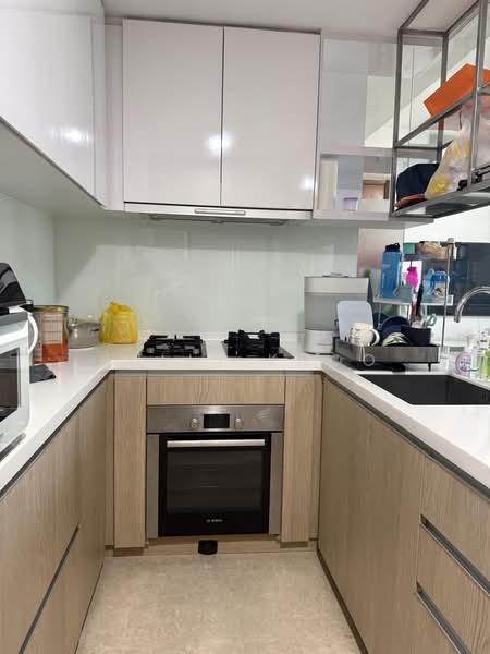 Watertown, 65 Punggol Central, 2 Bedrooms, 904 sqft, Condominium For Rent, by Julia Khoo, 500203307 - Kitchen - PropertyGuru.com.sg