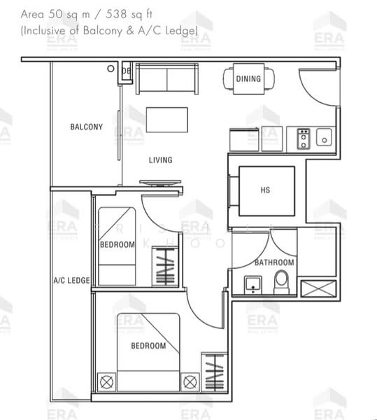 Melosa, 28 Lorong 28 Geylang, 2 Bedrooms, 538 sqft, Condominium For Sale, by Priscilla Khoo, 500203366 - PropertyGuru.com.sg