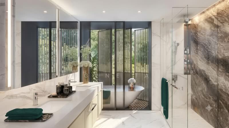 Villas @ Greenbank Park, 50 Greenbank Park, 6 Bedrooms, 8,342 sqft, Semi-Detached House For Sale, by Eugene Tay, 500203381 - Bathroom - PropertyGuru.com.sg