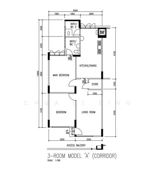 104 Potong Pasir Avenue 1, 104 Potong Pasir Avenue 1, 2 Bedrooms, 797 sqft, HDB Flat For Sale, by Chua Le Bing, 500203416 - PropertyGuru.com.sg