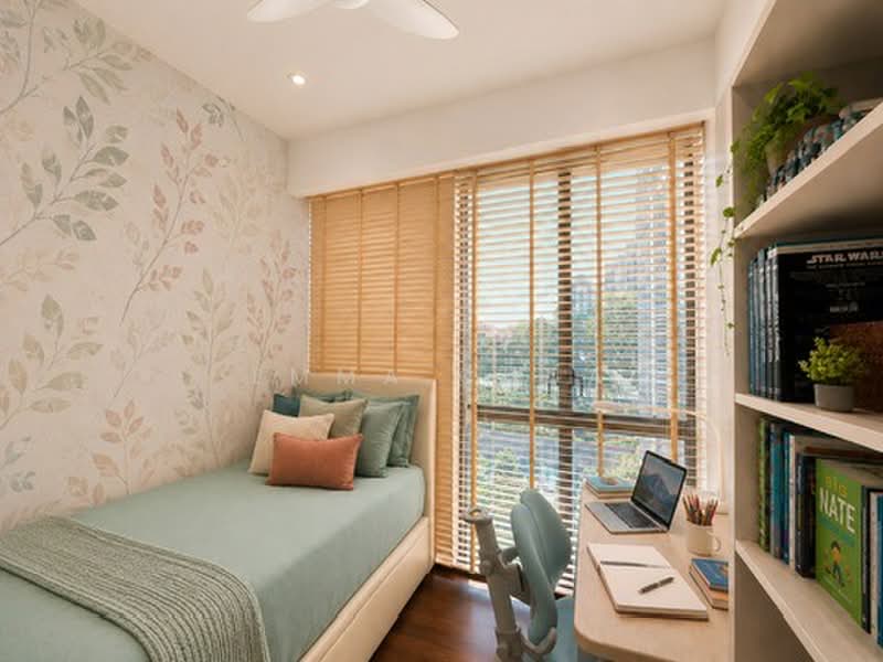 Leedon Green, 28 Leedon Heights, 4 Bedrooms, 1,496 sqft, Condominium For Sale, by Emma Chua, 500203455 - Common Bedroom 2 - PropertyGuru.com.sg