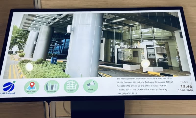 Ubi Techpark, 10 Ubi Crescent, 1,313 sqft, Light Industrial (B1) For Sale, by Maria Loh, 500203473 - Exterior - CommercialGuru.com.sg