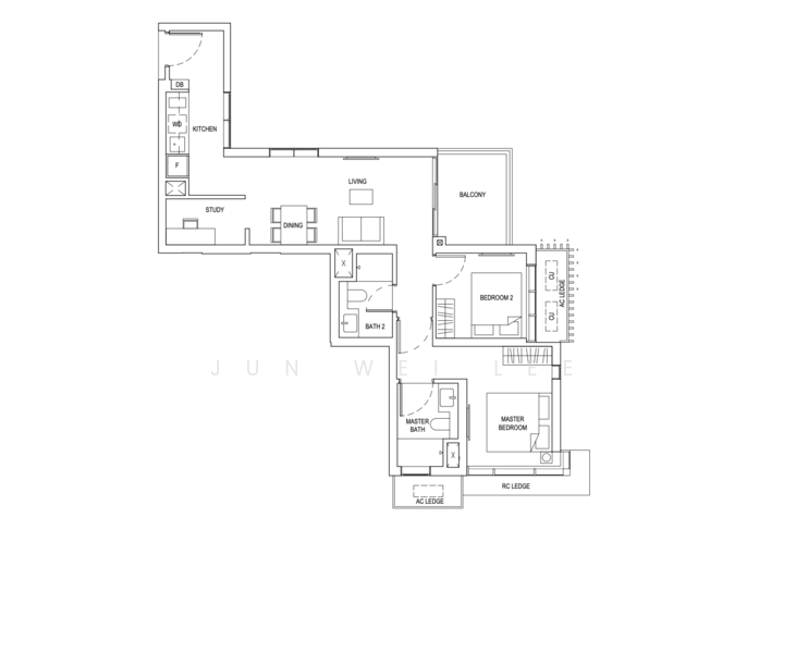 One Bernam, 1 Bernam Street, 2 Bedrooms, 872 sqft, Condominium For Sale, by Jun Wei Lee, 500203557 - PropertyGuru.com.sg