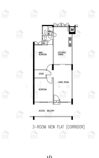 608 Clementi West Street 1, 608 Clementi West Street 1, 2 Bedrooms, 720 sqft, HDB Flat For Sale, by Candy ZiQi 紫绮, 500203559 - PropertyGuru.com.sg
