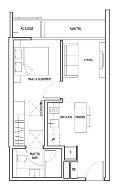D'Nest, 143 Pasir Ris Grove, 1 Bedroom, 484 sqft, Condominium For Sale, by Louis Leow, 500203571 - PropertyGuru.com.sg