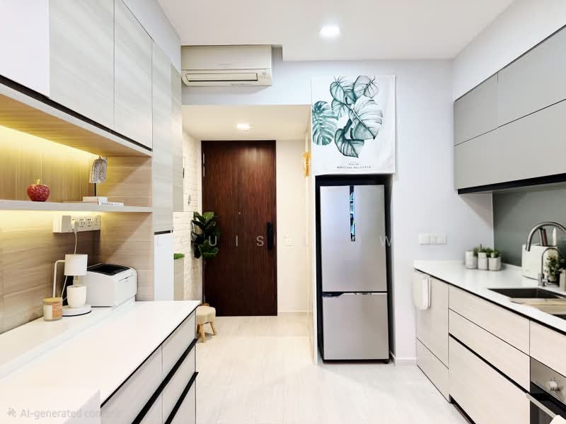 D'Nest, 143 Pasir Ris Grove, 1 Bedroom, 484 sqft, Condominium For Sale, by Louis Leow, 500203571 - Kitchen - PropertyGuru.com.sg
