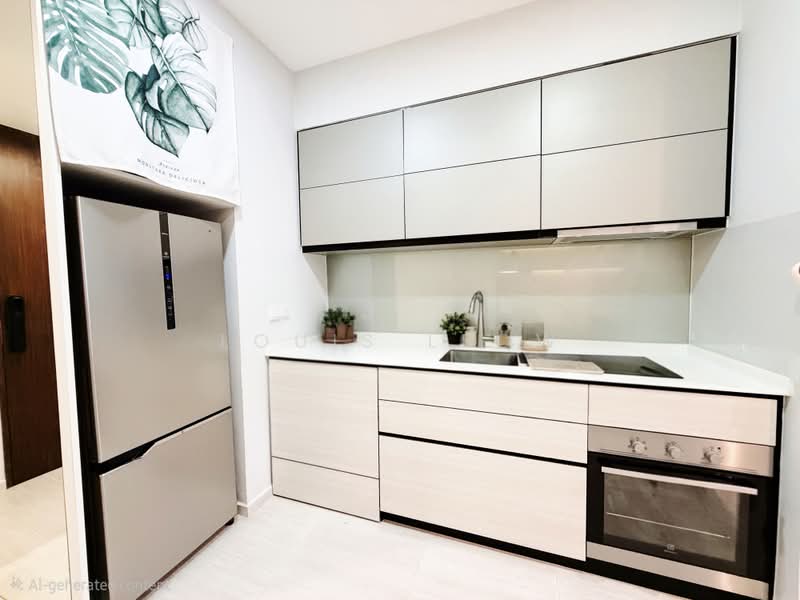 D'Nest, 143 Pasir Ris Grove, 1 Bedroom, 484 sqft, Condominium For Sale, by Louis Leow, 500203571 - Kitchen - PropertyGuru.com.sg