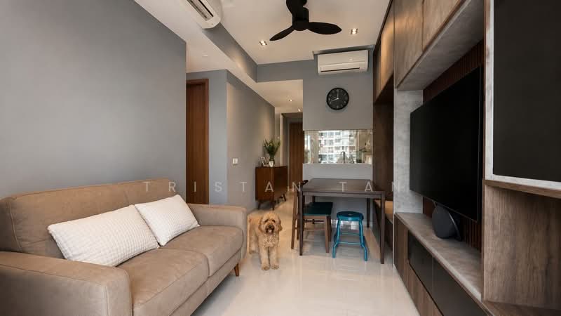 Parc Botannia, 18 Fernvale Street, 2 Bedrooms, 667 sqft, Condominium For Sale, by Tristan Tan, 500203581 - Living Room - PropertyGuru.com.sg