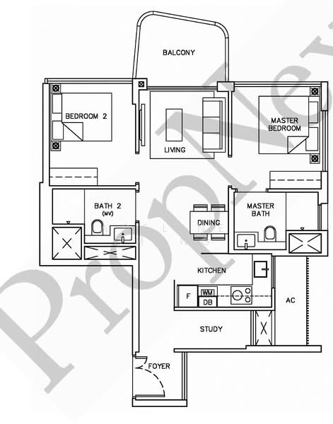 Coastline Residences, 7 Amber Road, 2 Bedrooms, 743 sqft, Condominium For Sale, by Adeline Chong, 500203599 - PropertyGuru.com.sg