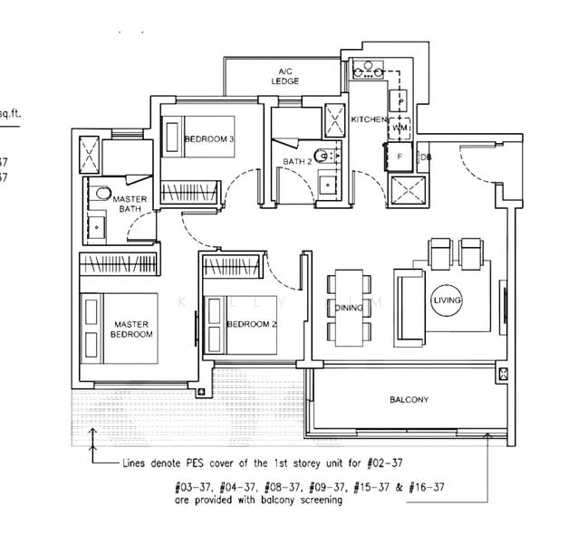Jewel @ Buangkok, 91 Compassvale Bow, 3 Bedrooms, 936 sqft, Condominium For Sale, by Kelly Lim, 500203635 - PropertyGuru.com.sg