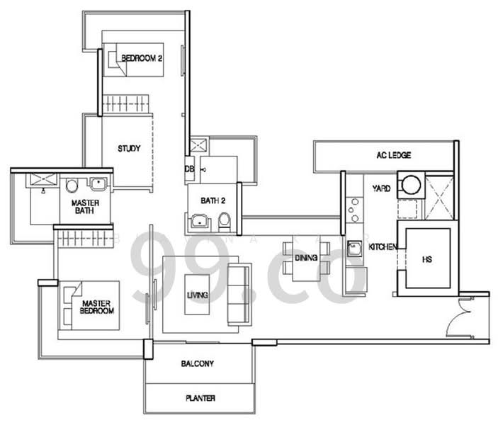 The Estuary @ Yishun, 1 Yishun Avenue 1, 2 Bedrooms, 1,118 sqft, Condominium For Rent, by Bhavina Kaur, 500203663 - PropertyGuru.com.sg