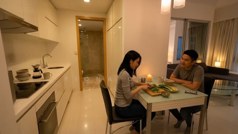 Undervalue 1 bed near Shenton Way, Boat Quay / Raffles Place / Marina, 1 Bedroom, 538 sqft, Condominium For Sale, by Fiona Chen, 500203693 - Kitchen - PropertyGuru.com.sg