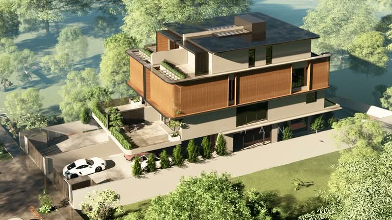 Brand New 2.5 storeys with mez Storey Semi-D @ Braddell Heights/, Mackerrow Road, 7 Bedrooms, 7,200 sqft, Semi-Detached House For Sale, by Joanne Chan, 500203715 - Exterior - PropertyGuru.com.sg