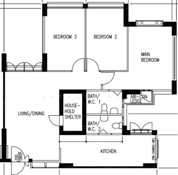 596C Ang Mo Kio Street 52, 596C Ang Mo Kio Street 52, 3 Bedrooms, 980 sqft, HDB Flat For Sale, by Anthony Goh, 500203726 - PropertyGuru.com.sg