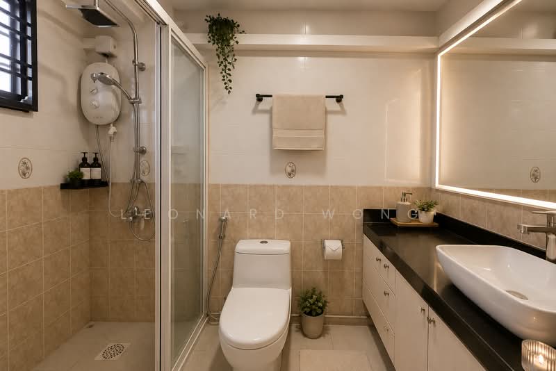 679C Jurong West Central 1, 679C Jurong West Central 1, 3 Bedrooms, 1,032 sqft, HDB Flat For Sale, by Leonard Wong, 500203738 - Bathroom - PropertyGuru.com.sg