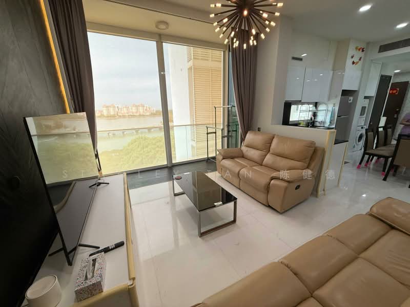 Kallang Riverside, 51 Kampong Bugis, 3 Bedrooms, 1,432 sqft, Condominium For Rent, by Stanley Tan 陈健德, 500203776 - Living Room - PropertyGuru.com.sg