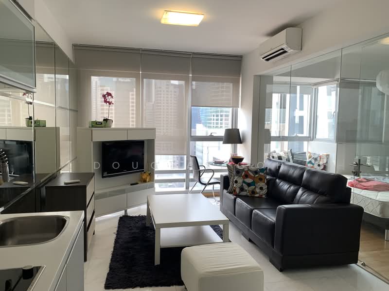 The Clift, 21 McCallum Street, 1 Bedroom, 406 sqft, Apartment For Rent, by Douglas Goh, 500203813 - Living Room - PropertyGuru.com.sg