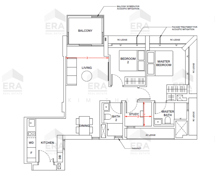The Reserve Residences, 9 Jalan Anak Bukit, 3 Bedrooms, 807 sqft, Condominium For Sale, by Kim Tham, 500203893 - PropertyGuru.com.sg