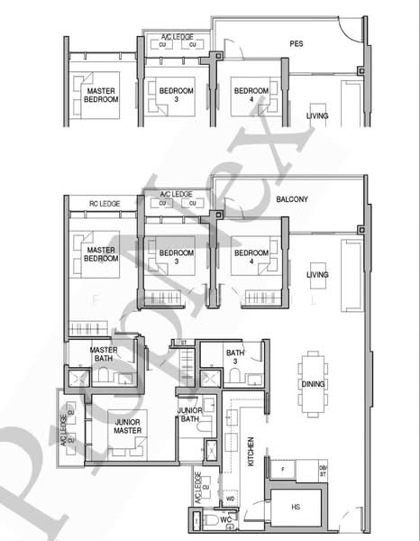 Sceneca Residence, 26 Tanah Merah Kechil Link, 4 Bedrooms, 1,518 sqft, Condominium For Rent, by F M Fossil, 500203997 - PropertyGuru.com.sg