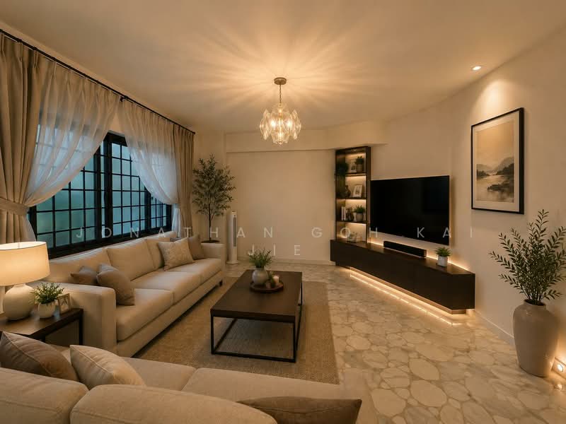 463 Hougang Avenue 10, 463 Hougang Avenue 10, 3 Bedrooms, 1,140 sqft, HDB Flat For Sale, by Jonathan Goh Kai Jie, 500204025 - Living Room - PropertyGuru.com.sg