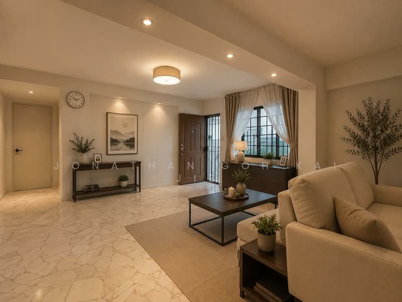 463 Hougang Avenue 10, 463 Hougang Avenue 10, 3 Bedrooms, 1,140 sqft, HDB Flat For Sale, by Jonathan Goh Kai Jie, 500204025 - Living Room - PropertyGuru.com.sg