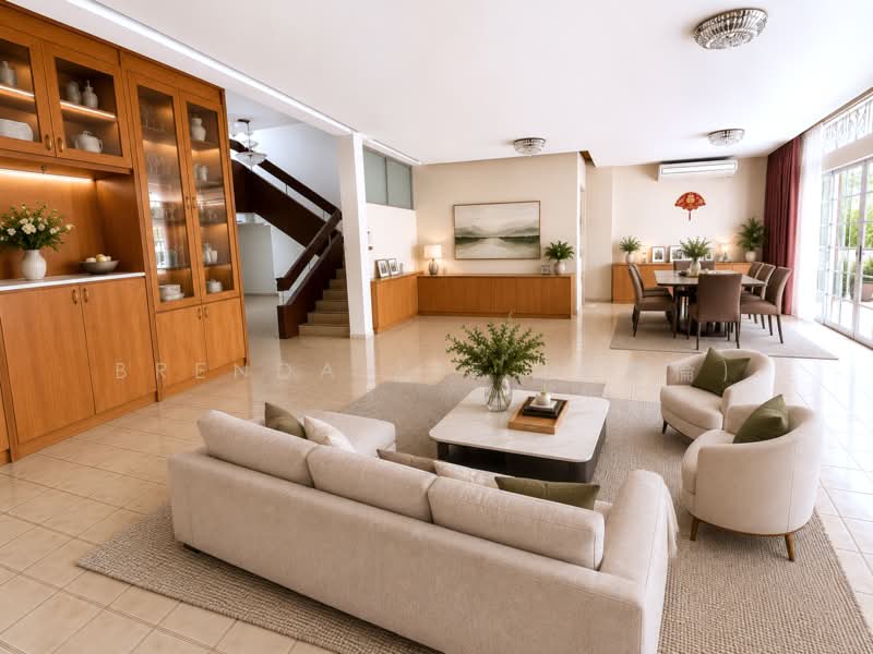 Prestigious D10 Good Class Bungalow, White House Park, Dalvey Road, Stevens Road, 5 Bedrooms, 7,120 sqft, Good Class Bungalow For Sale, by Brenda Zee (徐黎倫), 500204066 - Living Room - PropertyGuru.com.sg