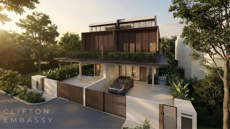 Brand New Pair Of Semi-D ✨ Hilltop Luxury With Basement, Clifton Vale, 6 Bedrooms, 8,000 sqft, Semi-Detached House For Sale, by Shauna Seow, 500204088 - Exterior - PropertyGuru.com.sg