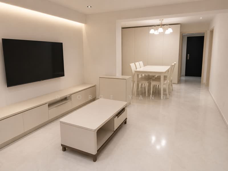 910 Hougang Street 91, 910 Hougang Street 91, 3 Bedrooms, 969 sqft, HDB Flat For Sale, by George Yang, 500204125 - Living Room - PropertyGuru.com.sg