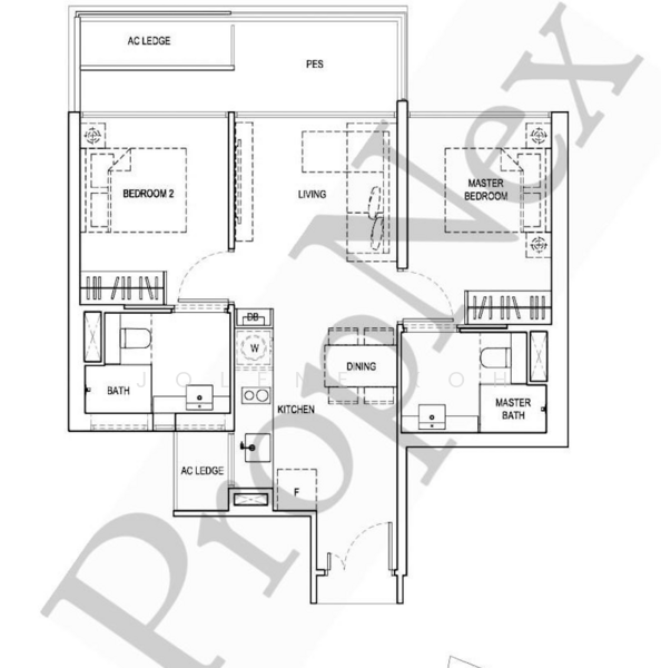 Kandis Residence, 6 Kandis Link, 2 Bedrooms, 732 sqft, Condominium For Sale, by Jolene Koh, 500204145 - PropertyGuru.com.sg