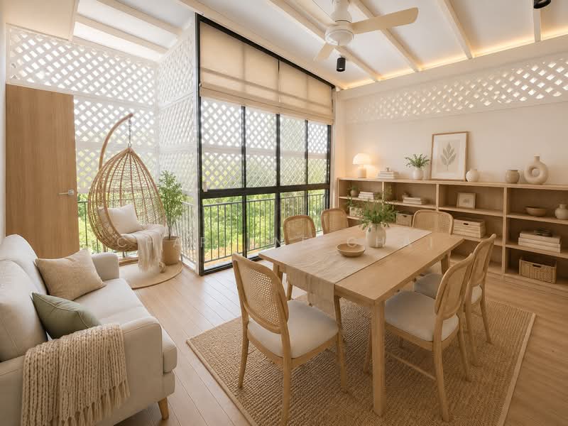 Begonia Drive 2nd Floor, , 4 Bedrooms, 2,400 sqft, Semi-Detached House For Rent, by Charlene Chai, 500204170 - Dining Room - PropertyGuru.com.sg