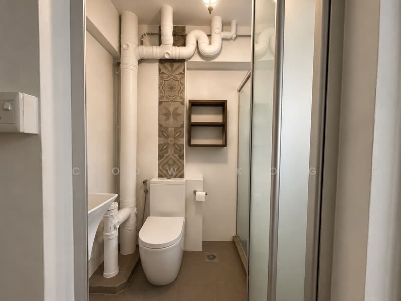 401 Serangoon Avenue 1, 401 Serangoon Avenue 1, 3 Bedrooms, 1,130 sqft, HDB Flat For Sale, by Choo Wei Kiong, 500204188 - Bathroom - PropertyGuru.com.sg