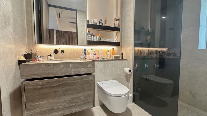 The Reef at King's Dock, 10 Harbourfront Avenue, 1 Bedroom, 484 sqft, Condominium For Sale, by Seah Wan Peng (Gilda), 500204299 - Bathroom - PropertyGuru.com.sg